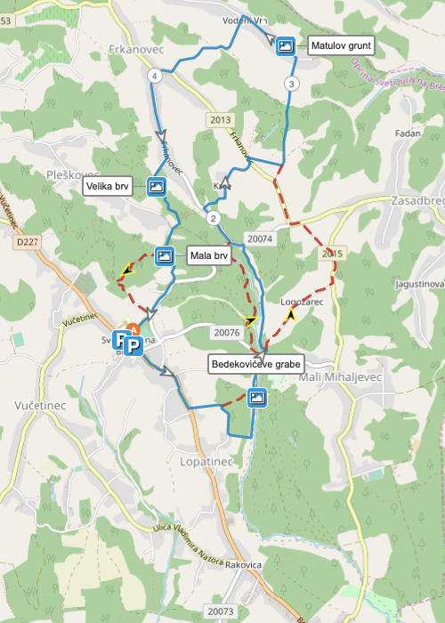 Prikaz na karti 05 MATULOVA STAZA Prikaz na karti 05 MATULOVA STAZA